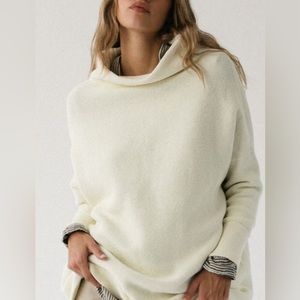 Free People cream ottoman tunic